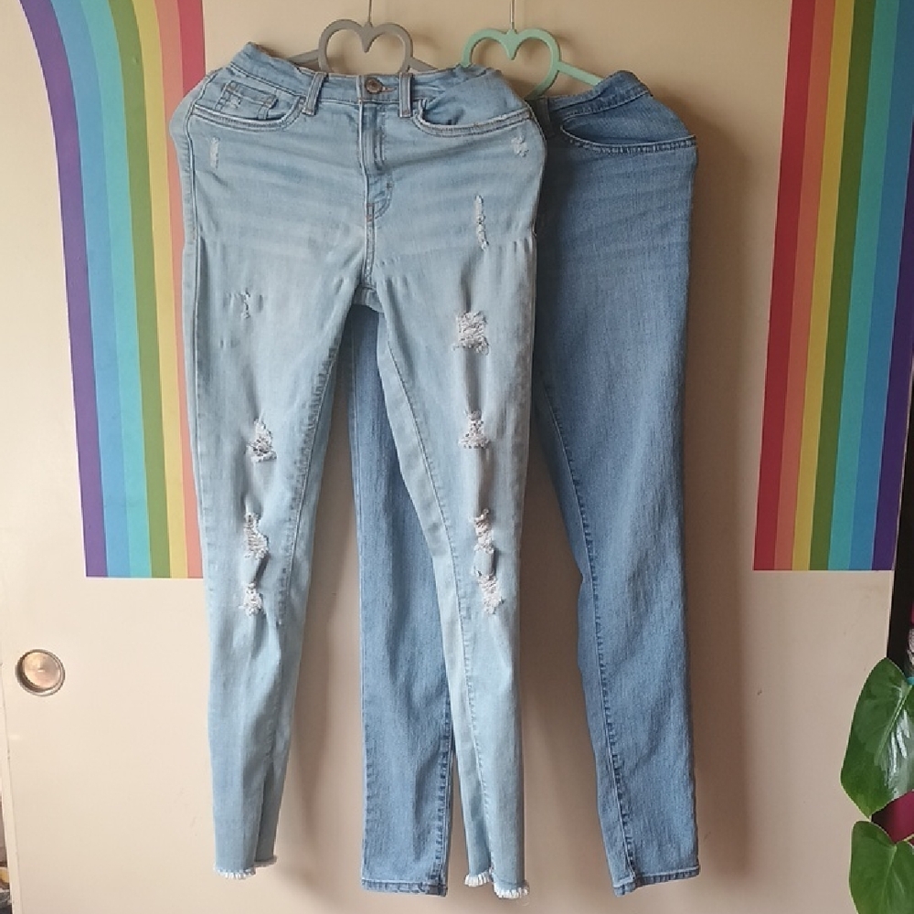 Levi Strauss & Co Girls 720 High Rise Super Skinny Jeans Bundle